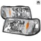 Spec-D Tuning 93-97 Ford Ranger Headlights- Chrome 2LCLH-RAN93-OZ - alternate 1